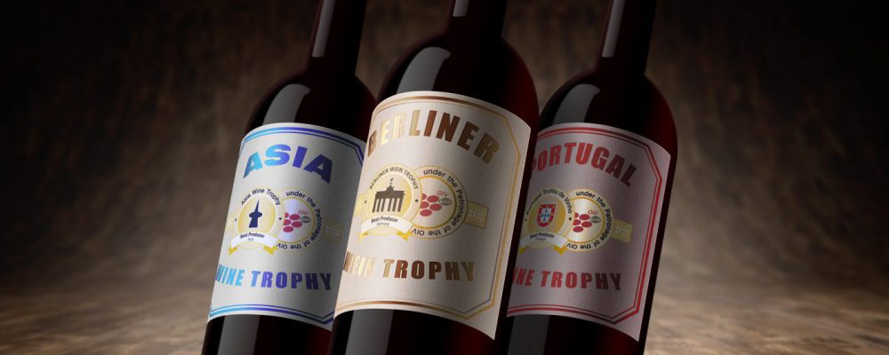 Deutsche Wein Marketing - 3 Wine Trophy Bottles